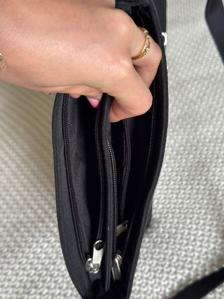 Borsa a tracolla come Prad in Nylon Look