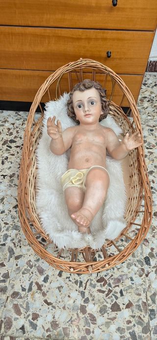 Niño Jesús pesebre (47 cm de largo)