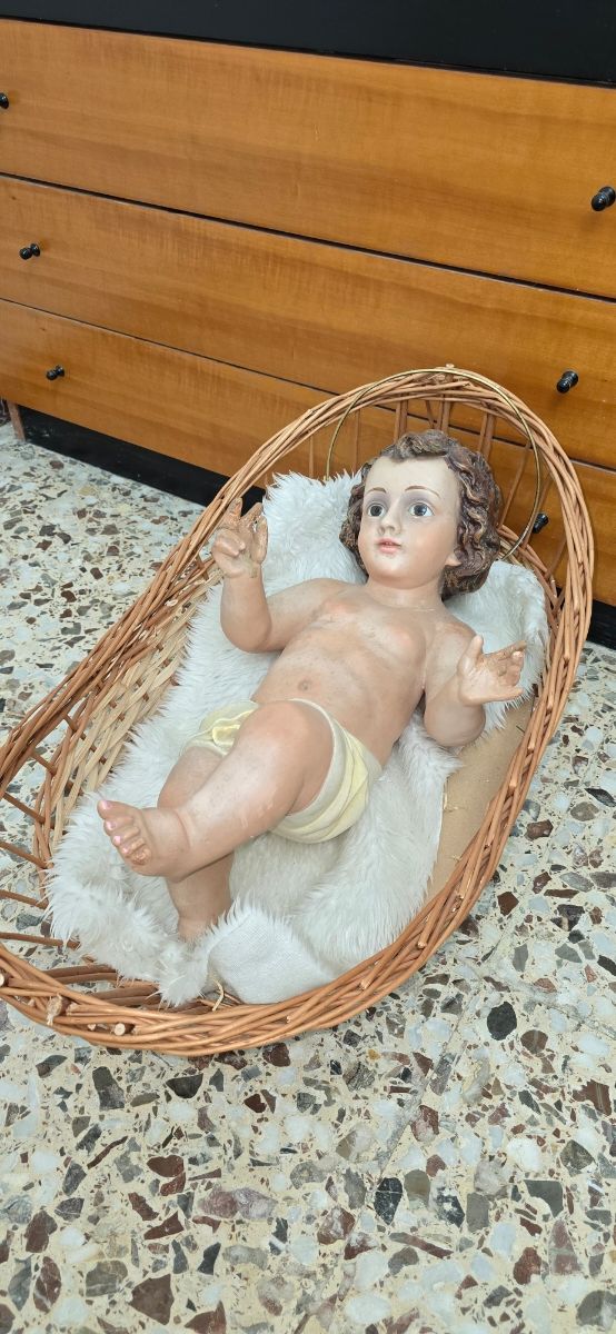 Niño Jesús pesebre (47 cm de largo)