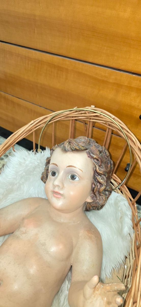 Niño Jesús pesebre (47 cm de largo)