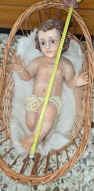 Niño Jesús pesebre (47 cm de largo)