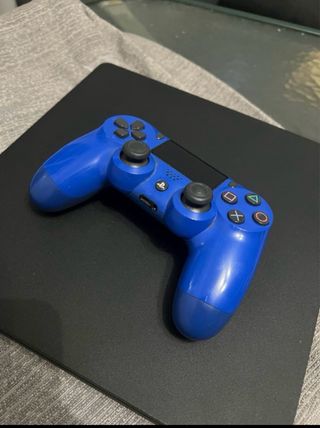PS4 Slim 500GB + mando azul