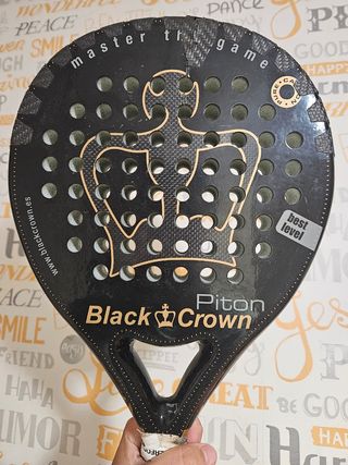 Pala Padel Black crown