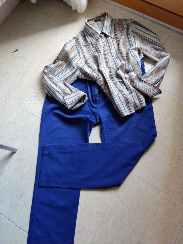Pantalón azul - Casual