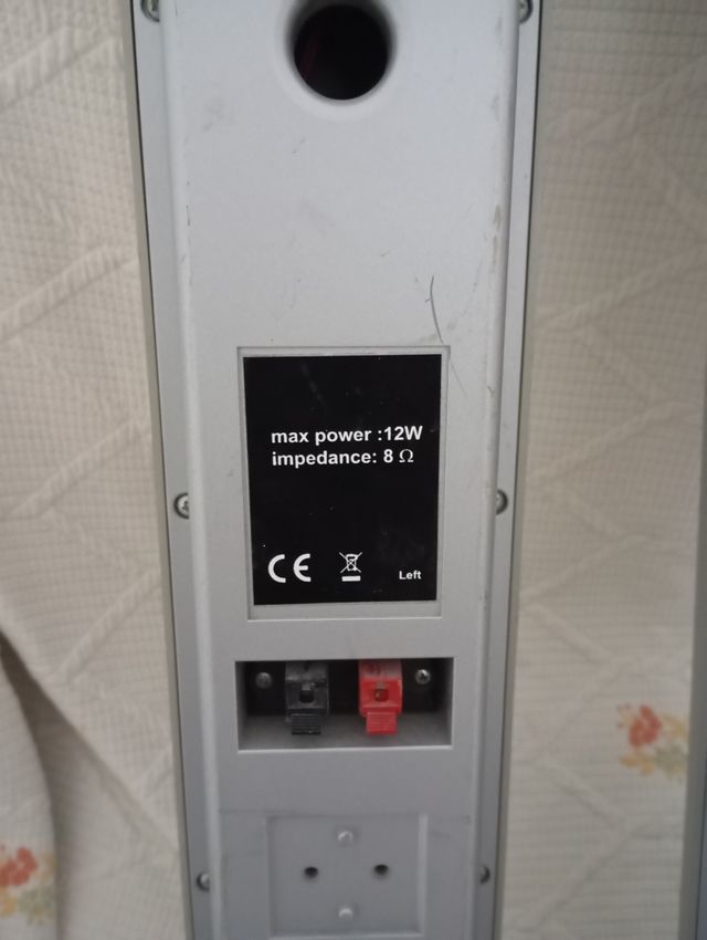 Altavoces grises 69cm - 2 unidades