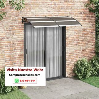 Marquesina para Puerta Policarbonato 200×100 cm