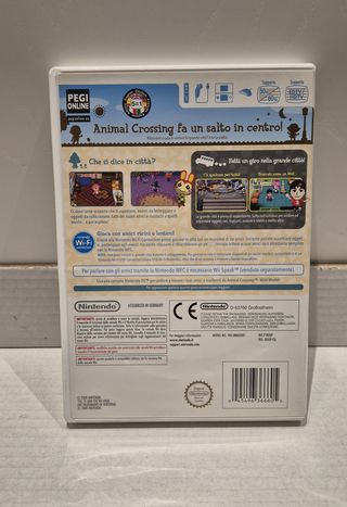 ANIMAL CROSSING LET'S GO TO THE CITY WII COMPLETO