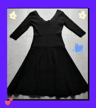 Vestido negro estilo vintage Talla M 