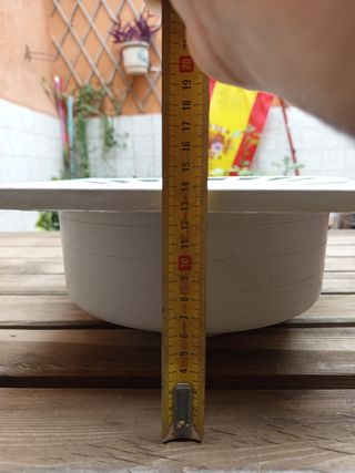 Sumidero plástico patio 25