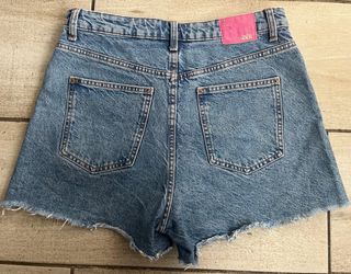 Shorts Denim High Rise de Zara