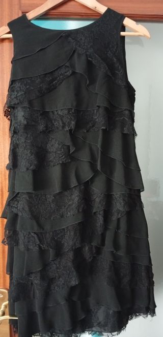 Vestido fiesta negro el corte ingles 