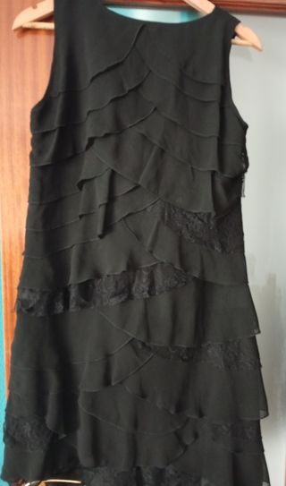 Vestido fiesta negro el corte ingles 