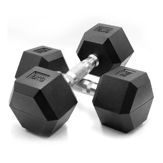Pack 2 Mancuernas Hexagonales 6 kg 🏋️‍♀️