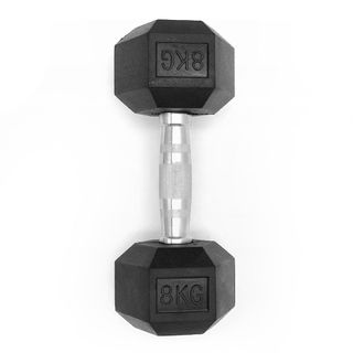 Pack 2 Mancuernas Hexagonales 8 kg 🏋️‍♀️
