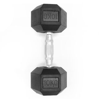 Pack 2 Mancuernas Hexagonales 10 kg 🏋️‍♀️