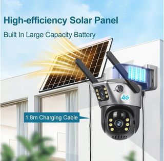 Cámara Solar con Tarjeta SIM 4G