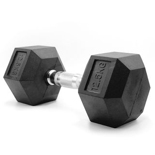 🏋️ Mancuerna Hexagonal 12,5 kg – 1 unidad