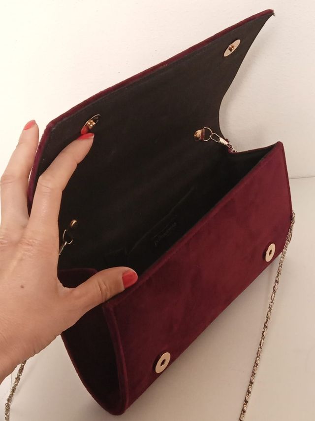 Borsa Prima Donna ricamata rossa