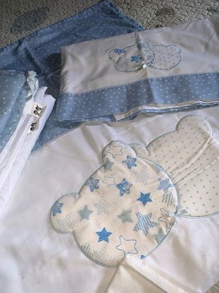 Cuna Micuna + colchón y sábanas