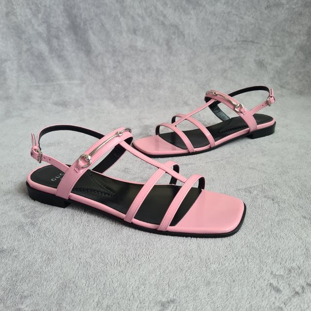 Sandalias de piel Gucci Pink