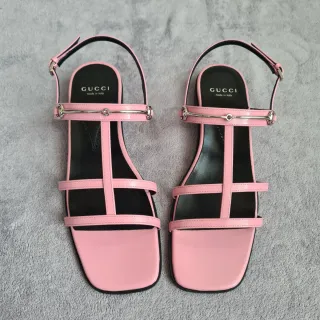 Sandalias de piel Gucci Pink