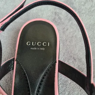 Sandalias de piel Gucci Pink