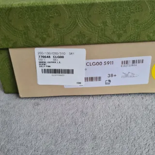 Sandalias de piel Gucci Pink