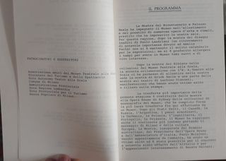 Mostra bicentenario museo teatrale alla Scala 1978