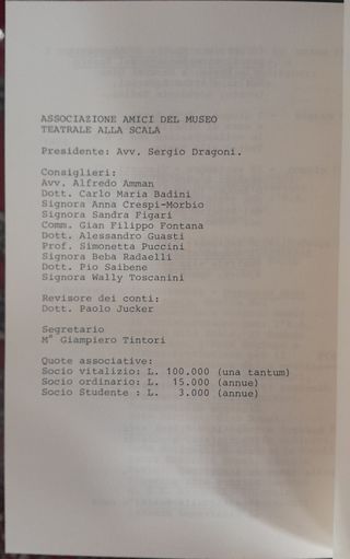 Mostra bicentenario museo teatrale alla Scala 1978