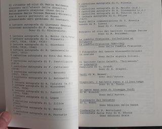 Mostra bicentenario museo teatrale alla Scala 1978