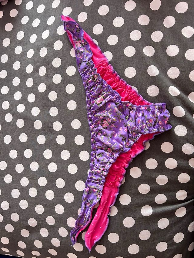 Brasiliana doppia faccia rosa-viola