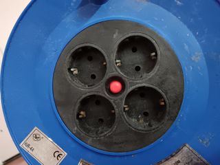 Alargador cable 25m 3 x 1,5 con cuatro salidas