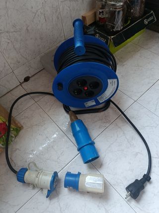 Alargador cable 25m 3 x 1,5 con cuatro salidas