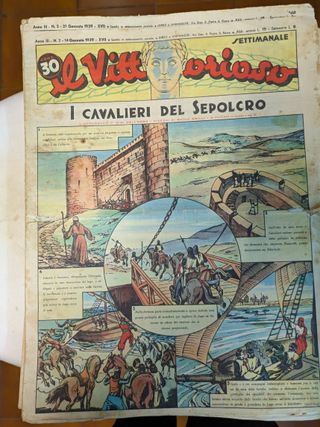Fumetti il virtuoso 1939 vintage 19 giornali