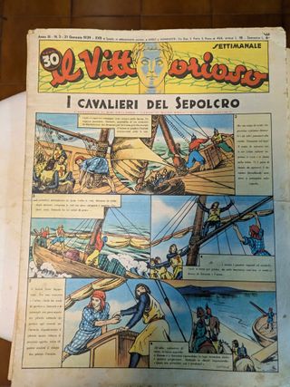 Fumetti il virtuoso 1939 vintage 19 giornali