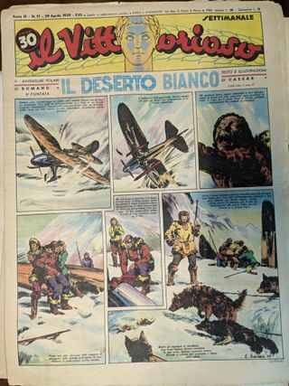 Fumetti il virtuoso 1939 vintage 19 giornali