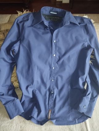 Camicia Guess blu' uomo