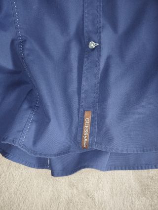 Camicia Guess blu' uomo