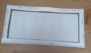 Cuadro decorativo LOVE azul y rosa