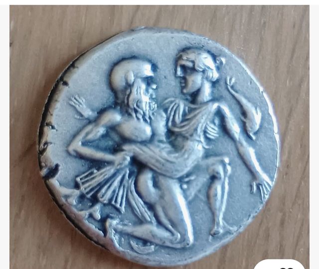 Statere Thassos argento - riproduzione