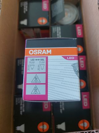 10x LED Osram GU10 3000K - lámparas