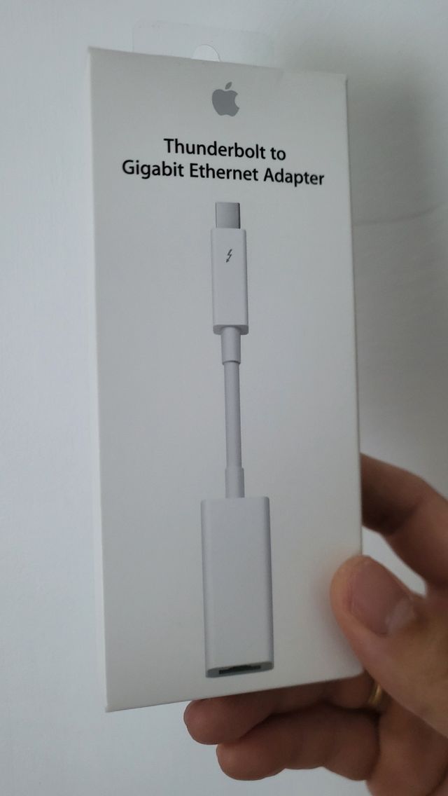 Ethernet a thunderbolt 