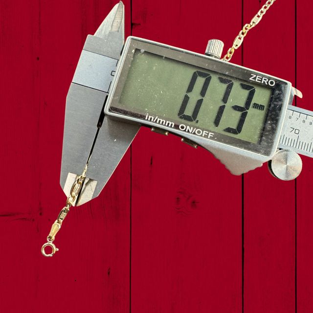 Collar Barbado Race 3.00 mm Oro 18 Kilates