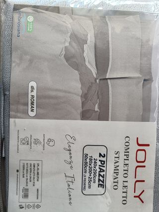 Lenzuola Matrimoniali Cotone Ambrosiana - 2 Piazze