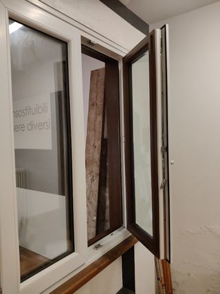 Finestra PVC bianca 2 ante