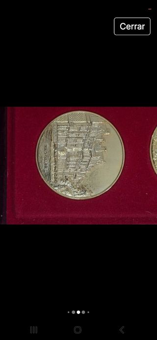 5 Monedas Conmemorativas en estuche