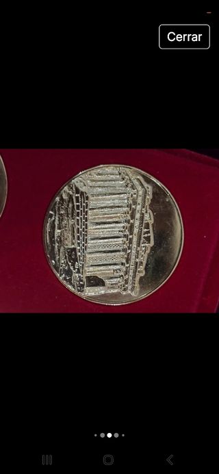 5 Monedas Conmemorativas en estuche