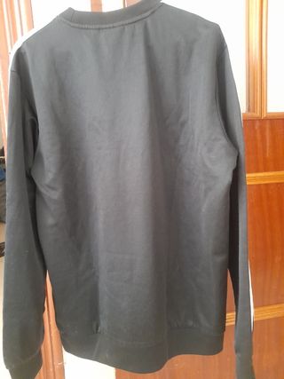 Sudadera Adidas Negra c/3 Rayas
