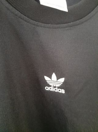 Sudadera Adidas Negra c/3 Rayas