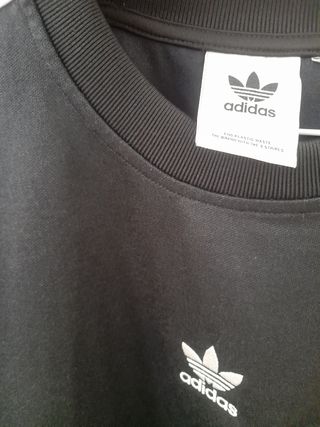 Sudadera Adidas Negra c/3 Rayas